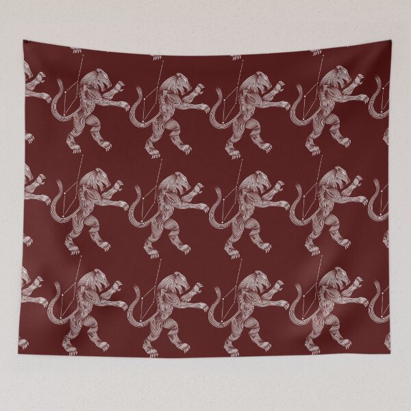 Item preview, Leo Minor Constellation White Lion Line Art designed and sold by JAMerArc.