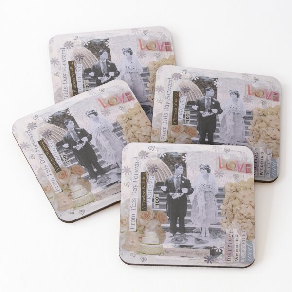 Item preview, Buster and Sybil Say I Do designed and sold by collageDP.