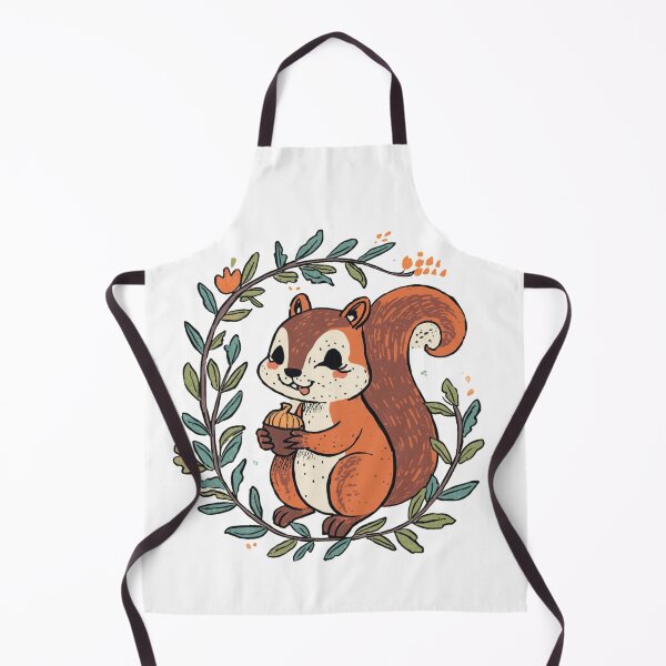 Item preview, Cute Squirrel Forest Nature Art designed and sold by aminomen.