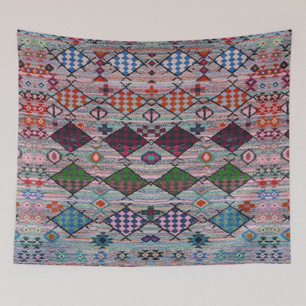 Item preview, Abstract Moroccan Geometric Textile Print designed and sold by SpaceBazaar.