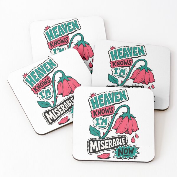 Item preview, Heaven Knows I'm Miserable Now designed and sold by BrambleBox.