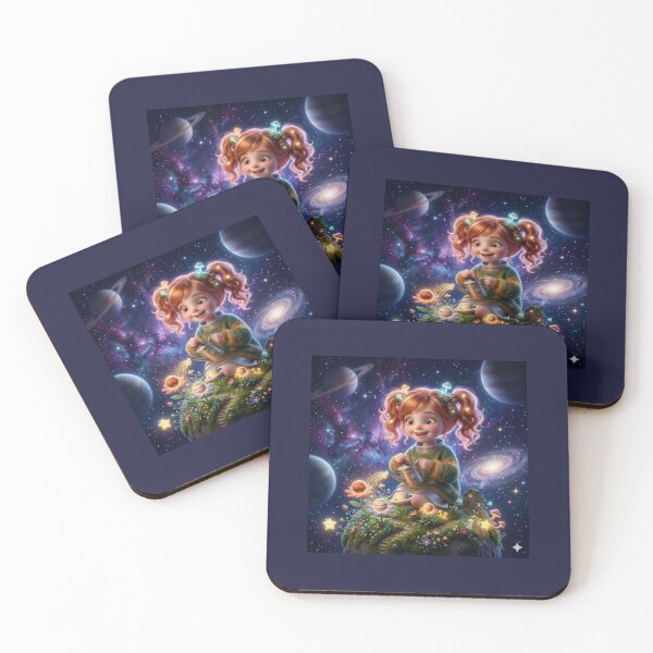 Item preview, Nurturing the Universe - Galactic Garden Girl. designed and sold by JoyNest = "The nest of joy".