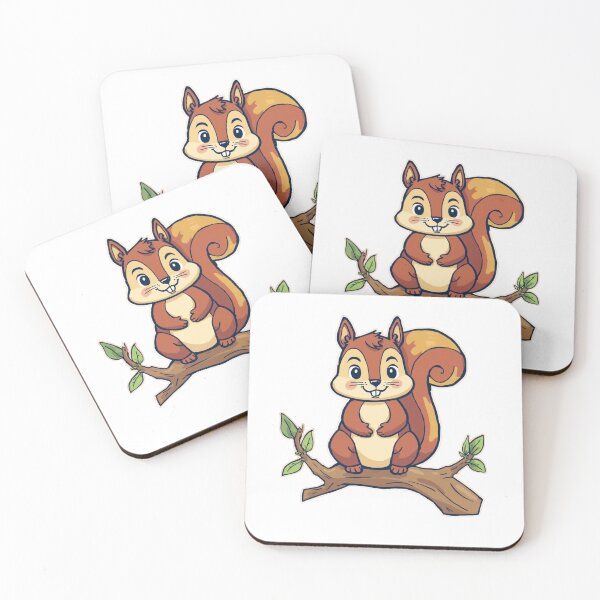 Item preview, Cute Squirrel Forest Nature Art designed and sold by aminomen.