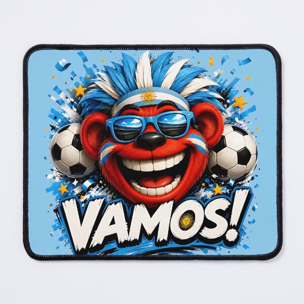 Item preview, VAMOS! Argentina Soccer Wooligan designed and sold by WabiSabiSjak.