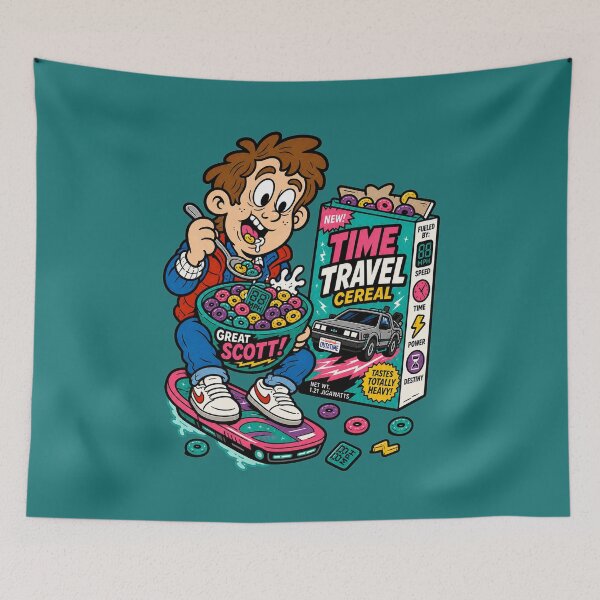 Item preview, Time Travel Cereal designed and sold by BrambleBox.