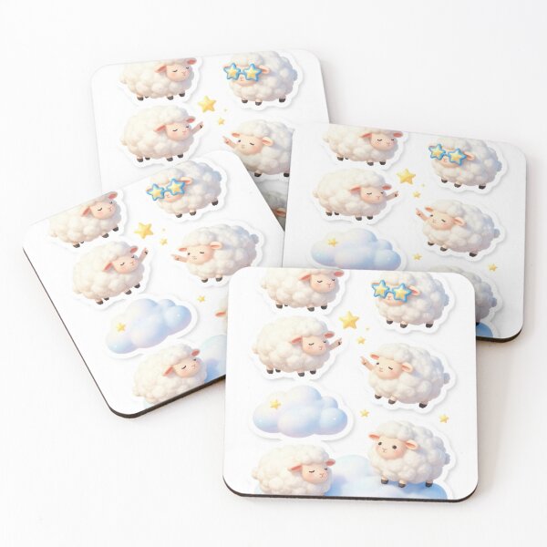 Item preview, Cute Kawaii Sheep and Clouds Collection designed and sold by Saeed73.