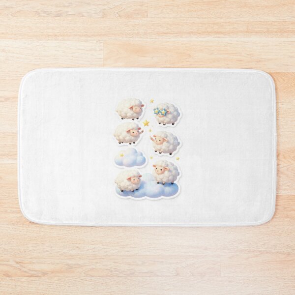 Item preview, Cute Kawaii Sheep and Clouds Collection designed and sold by Saeed73.