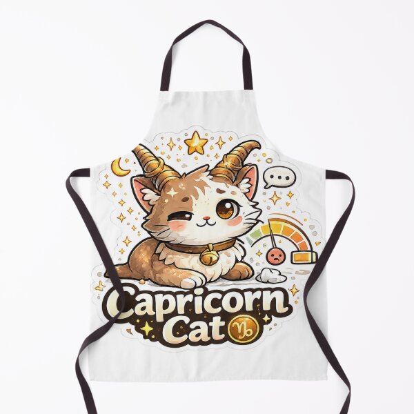 Item preview, Capricorn Cat Sticker | Cute Zodiac Animal Sticker | Astrology Gift designed and sold by CozypagesStudio.