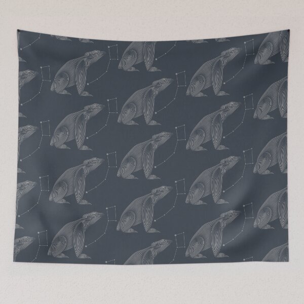 Item preview, Ursa Minor Constellation Gray Little Bear Star Art designed and sold by JAMerArc.