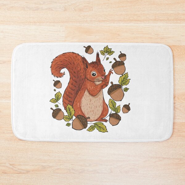 Item preview, Cute Squirrel Forest Nature Art designed and sold by aminomen.
