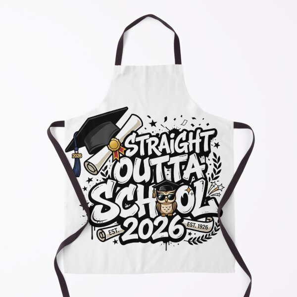 Item preview, Straight Outta School Graduation 2026 Design | Funny Senior SVG designed and sold by mimouna00.