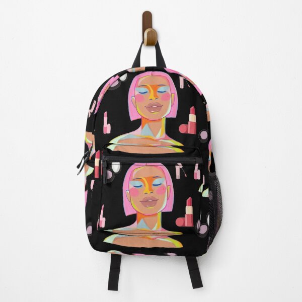 Item preview, Colorful Abstract Portrait | Makeup Art Vibes designed and sold by Rawafi Art Studio.