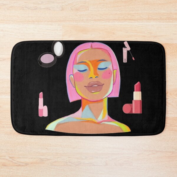 Item preview, Colorful Abstract Portrait | Makeup Art Vibes designed and sold by Rawafi Art Studio.