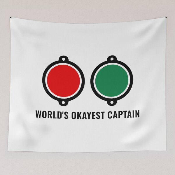 Item preview, World's Okayest Captain Maritime Lights designed and sold by AnnSign.