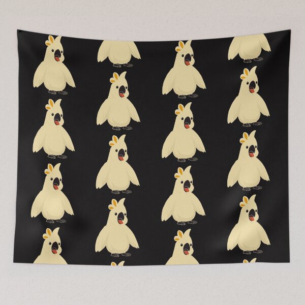 Item preview, Playful Cockatoo Pattern 08 – Humorous animal Design designed and sold by StefanStudioArt.