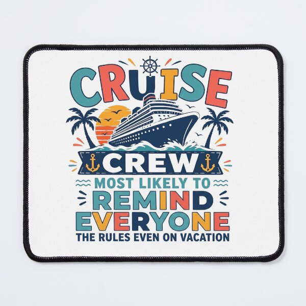 Item preview, Most Likely to Remind Everyone the Rules Even on Vacation – Funny Family Cruise Crew Matching – Teacher Rule Keeper designed and sold by Winarrts.