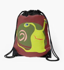 Funky snail from the Great Dismal Swamp Drawstring Bag