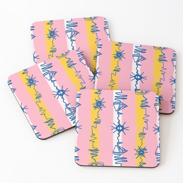 Item preview, Sailing Waterways pink designed and sold by LorlovesDesign.