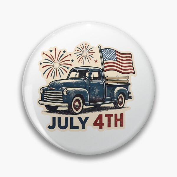 Item preview, 90s retro 4th of July sticker set vintage Independence Day clipart with cute kitsch pop art illustrations for American patriotic holiday celebration digital scrapbooking designed and sold by littleluckystuf.