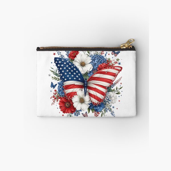 Item preview, Patriotic Butterfly and Wildflowers designed and sold by PetalGarden.