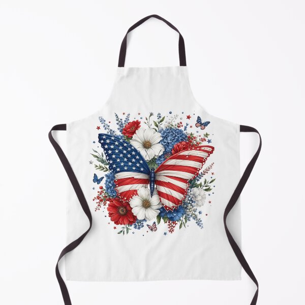 Item preview, Patriotic Butterfly and Wildflowers designed and sold by PetalGarden.