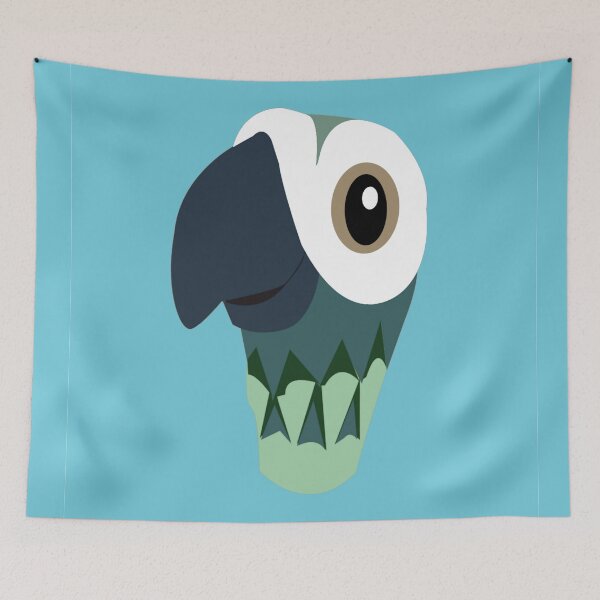 Item preview, Parrot - Blue Background designed and sold by BrambleBox.