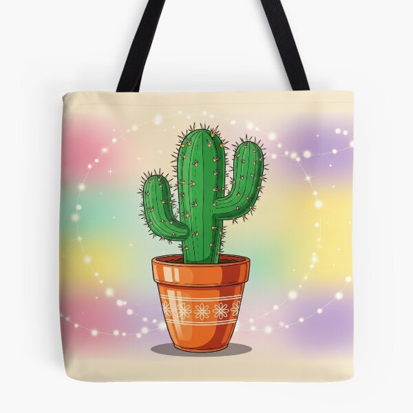 Item preview, Pastel Saguaro Cactus Glow designed and sold by PixorStudio.