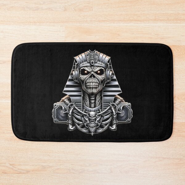 Item preview, Eddie Pharaoh Skull Metal Art designed and sold by DeimosArtIntl.