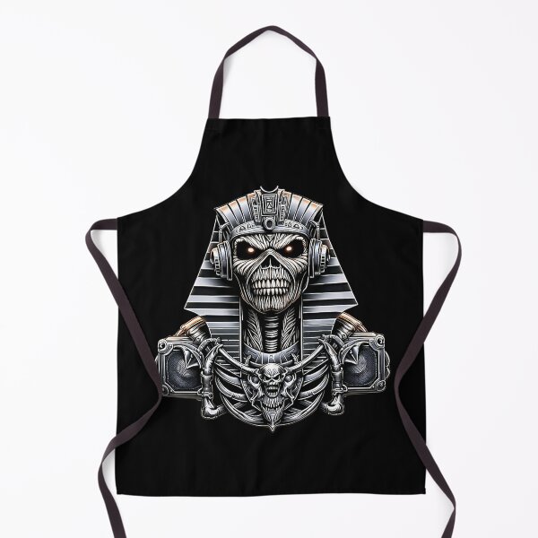 Item preview, Eddie Pharaoh Skull Metal Art designed and sold by DeimosArtIntl.