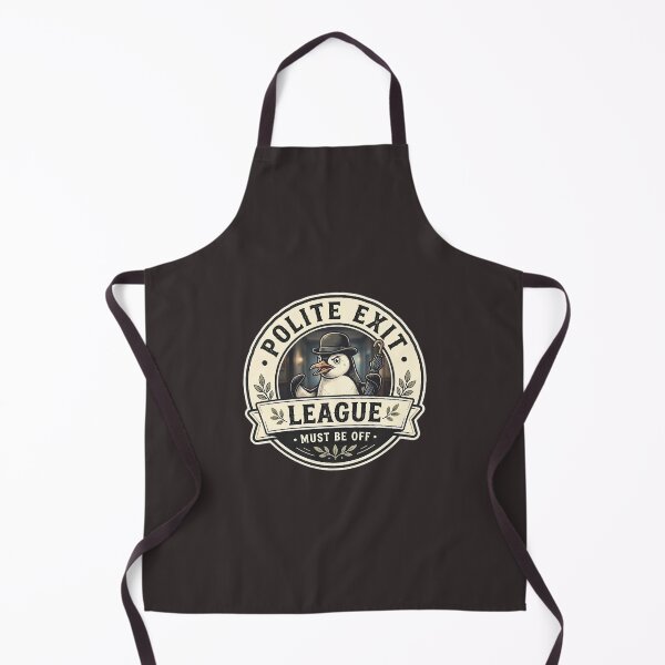 Item preview, Polite Exit League T-Shirt - Must Be Off Penguin Vintage Badge Logo Design designed and sold by Halejo68.