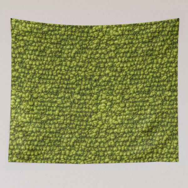 Item preview, Monochrome Lime Boucle Textile Pattern designed and sold by frumixart.