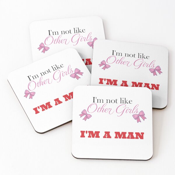 Item preview, No soy como las demás chicas, SOY UN HOMBRE designed and sold by AxelResinDesign.