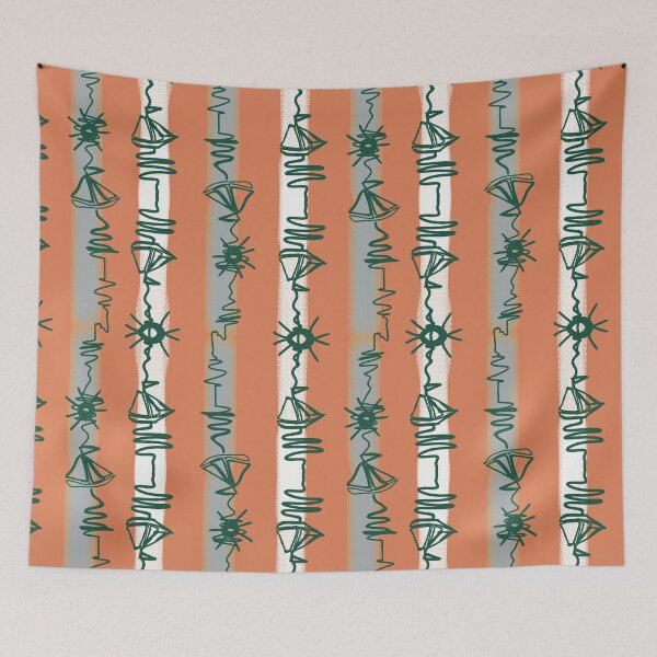 Item preview, Sailing Waterways orange designed and sold by LorlovesDesign.