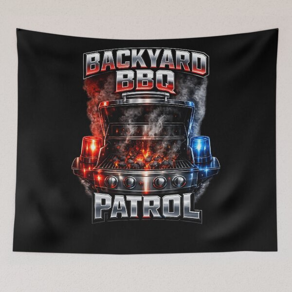 Item preview, Backyard BBQ Patrol 4th of July Tee i am in the backyard designed and sold by XYZ Studio.