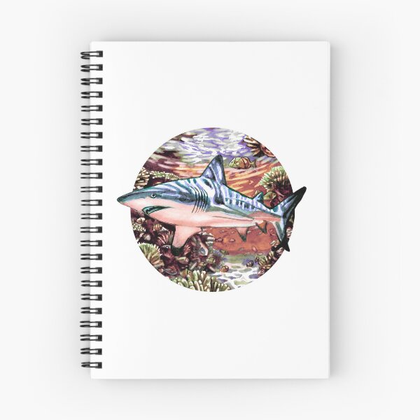 Item preview, Shark Reef Warm Tones Ocean Design  designed and sold by Kelsey Worth.