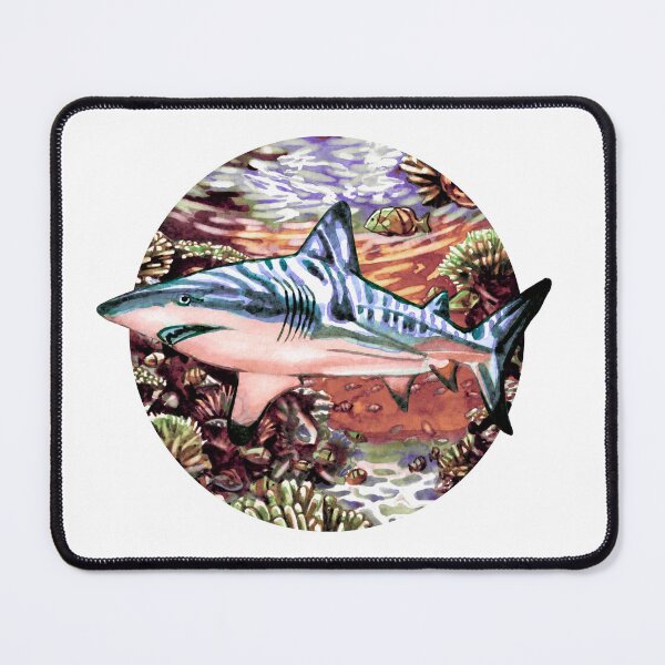 Item preview, Shark Reef Warm Tones Ocean Design designed and sold by Kelsey Worth.