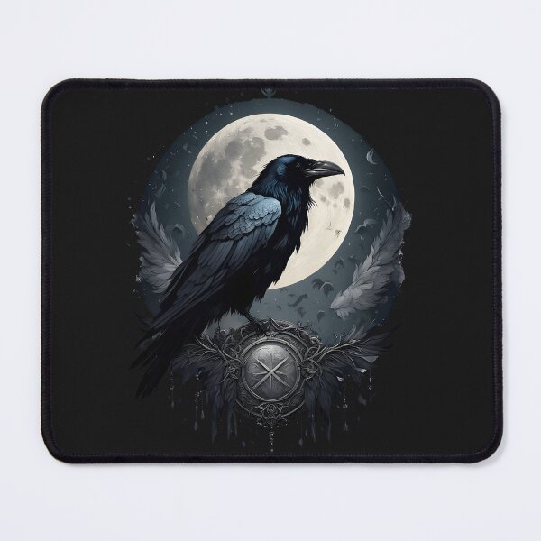 Item preview, Gothic Witchy Crow Art designed and sold by Ikbel Studio.