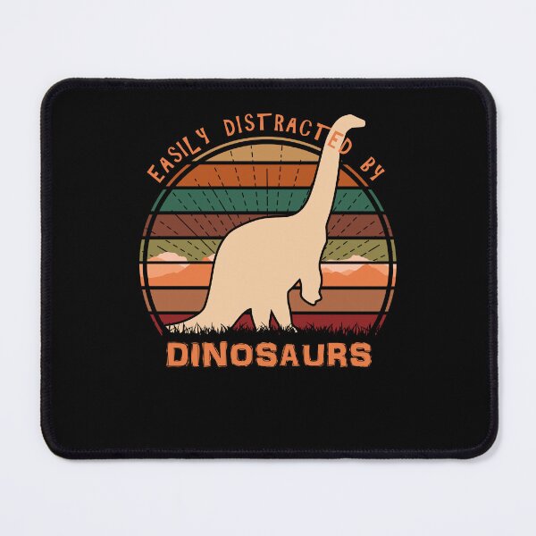 Item preview, Easily Distracted By Dinosaurs Retro Sunset Dino designed and sold by marke770.