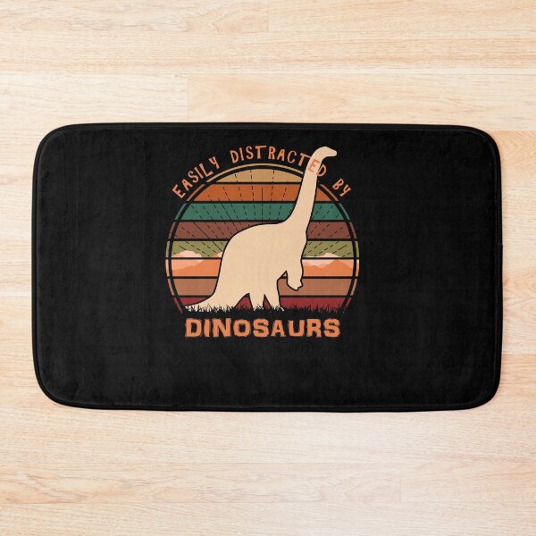 Item preview, Easily Distracted By Dinosaurs Retro Sunset Dino designed and sold by marke770.
