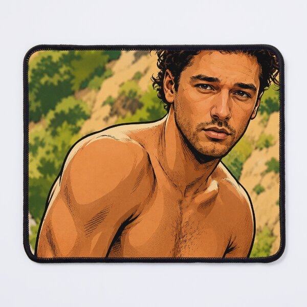 Item preview, Belmont Cameli (Garrett Graham) from the series Off Campus and his abs (fan art) designed and sold by PopCultureAndStuff.