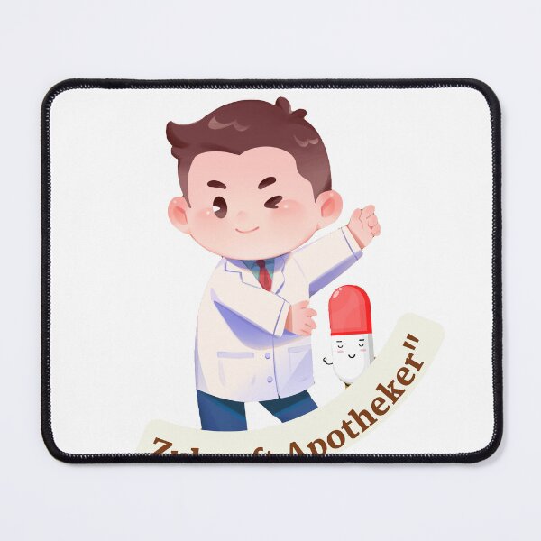 Item preview, Zukunft Apotheker Cute Future Pharmacist Chibi Sticker designed and sold by DoodleIntricate.