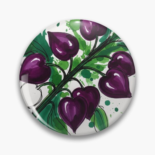 Item preview, Purple Physalis Botanical Study designed and sold by PixorStudio.
