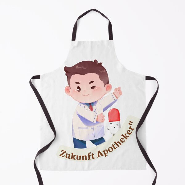 Item preview, Zukunft Apotheker Cute Future Pharmacist Chibi Sticker designed and sold by DoodleIntricate.