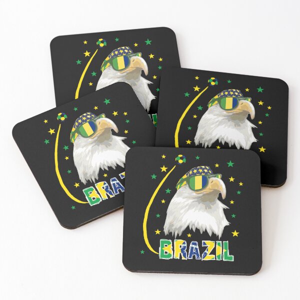 Item preview, Brazil Football Fan Eagle Sunglasses Hat Design designed and sold by marke770.