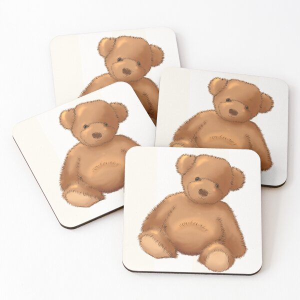 Item preview, Teddy bear on baby cream stripe designed and sold by OhNoNotAgain42.