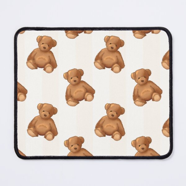 Item preview, Teddy bear on baby cream stripe designed and sold by OhNoNotAgain42.