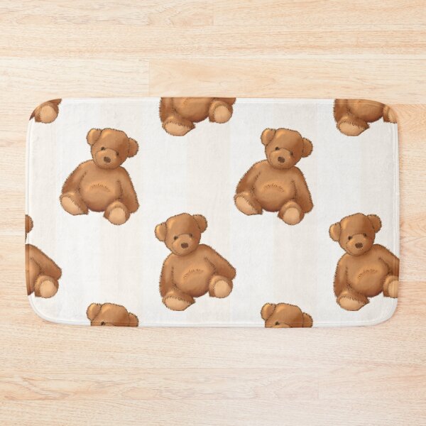 Item preview, Teddy bear on baby cream stripe designed and sold by OhNoNotAgain42.