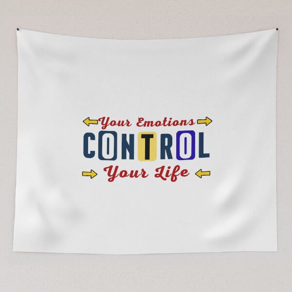 Item preview, Control Your Emotions Control Your Life Motivational Quote T-Shirt | Self Discipline Mindset Typography Design designed and sold by DrimitStore.