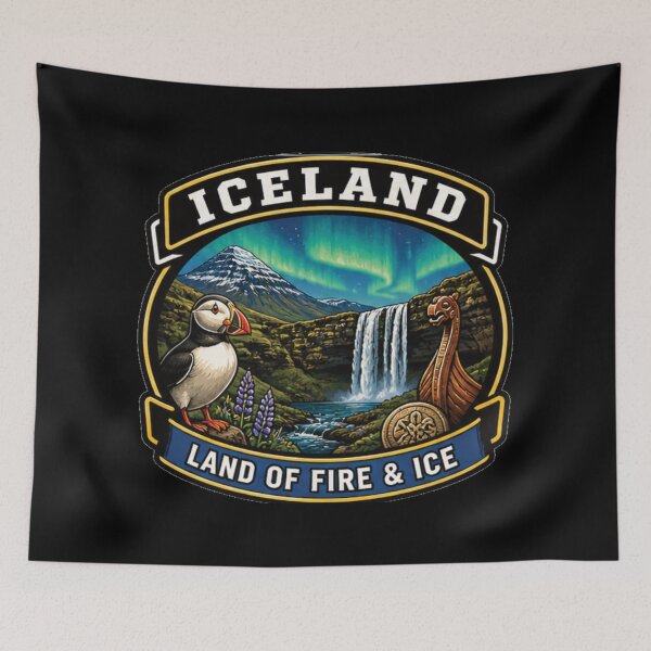 Item preview, Iceland – Land of Fire and Ice designed and sold by GnuArt.