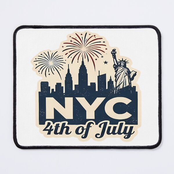 Item preview, 90s retro 4th of July sticker set vintage Independence Day clipart with cute kitsch pop art illustrations for American patriotic holiday celebration digital scrapbooking designed and sold by littleluckystuf.